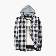 Load image into Gallery viewer, vetement femme 2019 hoodies Tracksuit Men's Autumn Casual Plaid Shirts Long Sleeve Pullover Shirt