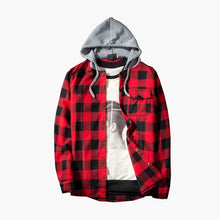 Load image into Gallery viewer, vetement femme 2019 hoodies Tracksuit Men's Autumn Casual Plaid Shirts Long Sleeve Pullover Shirt