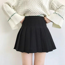 Load image into Gallery viewer, XS-3XL Women Skirt Preppy Style High Waist Chic Stitching Skirts Summer Student Pleated Skirt