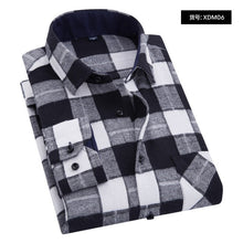 Load image into Gallery viewer, Quality Flannel Plaid Men Shirt Cotton Spring Autumn Casual Long Sleeve Dress Shirts