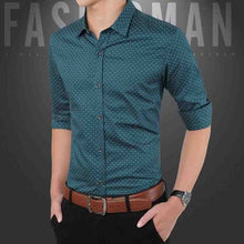 Load image into Gallery viewer, Men's Casual Shirt Slim Fit Men's Casual Button Down Shirt Long Sleeve Formal Dress Shirts