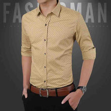 Load image into Gallery viewer, Men's Casual Shirt Slim Fit Men's Casual Button Down Shirt Long Sleeve Formal Dress Shirts