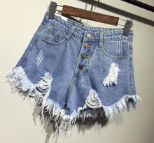 Load image into Gallery viewer, female fashion casual summer cool women denim Shorts high